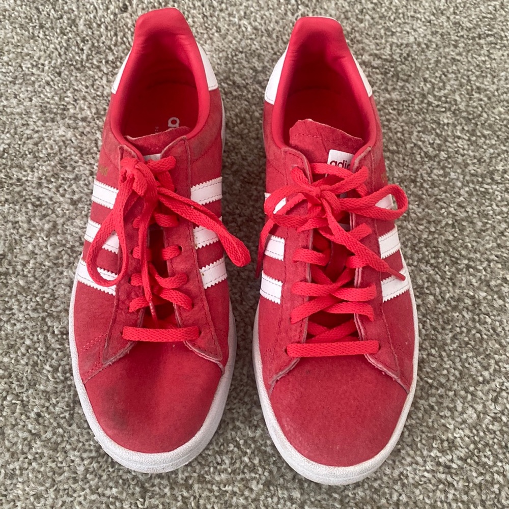 Adidas Campus Red Suede Sneaker